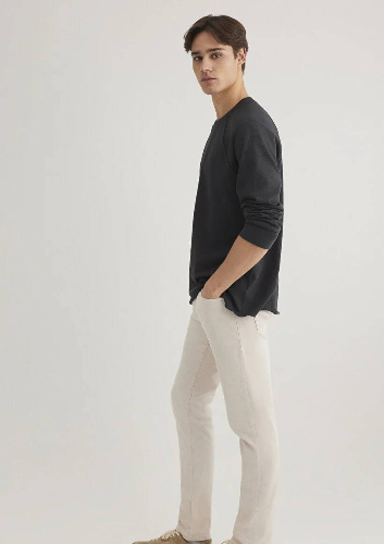 Resim Mavi Uzun Kol Erkek Sweat M0612510-70092