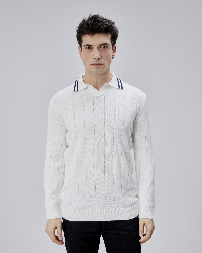 Resim Paul&More Erkek Triko Kazak 18046 V Polo