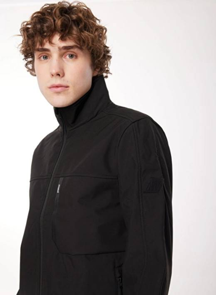 Resim Mavi Erkek Dik Yaka Mont M0110339-900