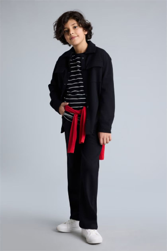 Resim Defacto Erkek Çocuk Kanvas Pantolon G4035A8/BK81