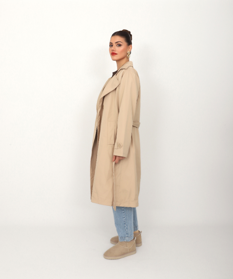 Resim Yenikoza Kadın Pardesü / Trençkot