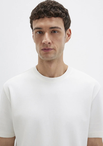 Resim Mavi Erkek T-shirt M0612731-70057