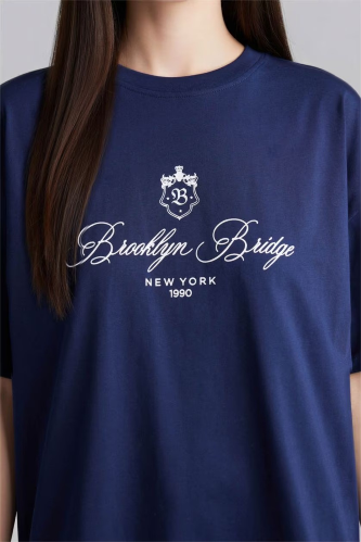 Resim Defacto Kadın T-shirt H1406AX/NV251