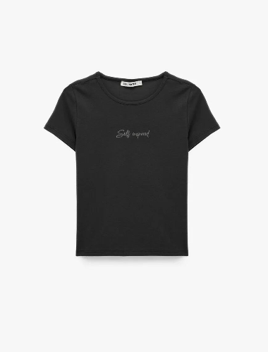 Resim Koton Kadın T-shirt 6SAL10549IK