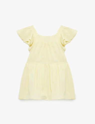 Resim Koton Kız Bebek Elbise 6SMG80040AW