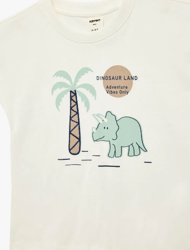 Resim Koton Erkek Bebek T-shirt 6SMB10047TK