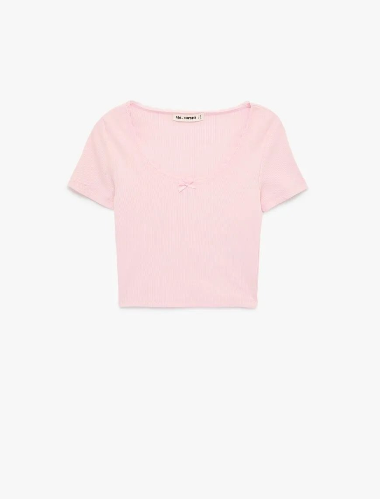 Resim Koton Kadın T-shirt 6SAL10015IK