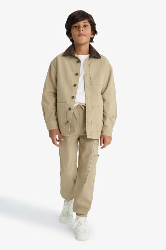 Resim Defacto Erkek Çocuk  Kanvas Pantolon F2102A8/BG405
