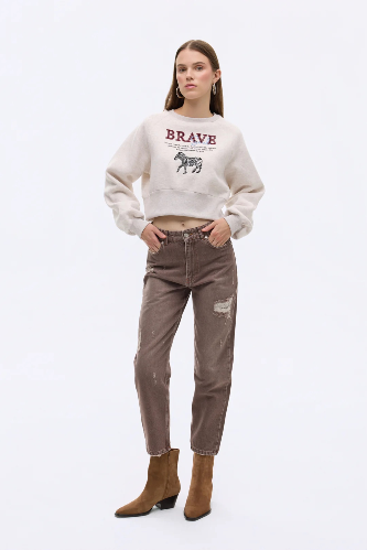 Resim QUZU Kadın Kanvas Pantolon