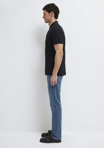 Resim Mavi Polo Erkek T-Shirt M0611829-900