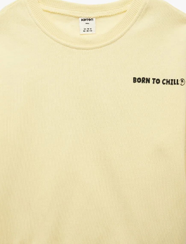 Resim Koton Erkek Bebek Sweat 6SMB10055TK