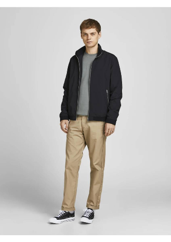 Resim Jack & Jones Jjerush Harrıngton Bomber Noos Erkek Ceket 12204277