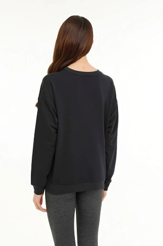 Resim Lumberjack Kadın Sweat A102035150 5W Wb C Neck 16Sn79 5Pr