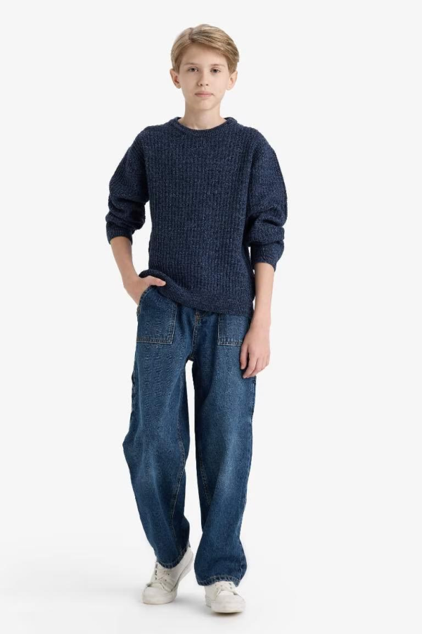 Resim Defacto Erkek Çocuk  Kazak C9468A8/NV64