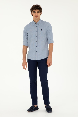 Resim U.S. Polo Assn. Nova024Y Erkek Dokuma Gömlek 1886621