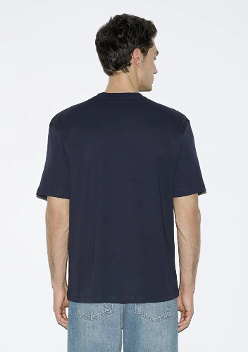 Resim Mavi Erkek T-shirt M0613168-83699