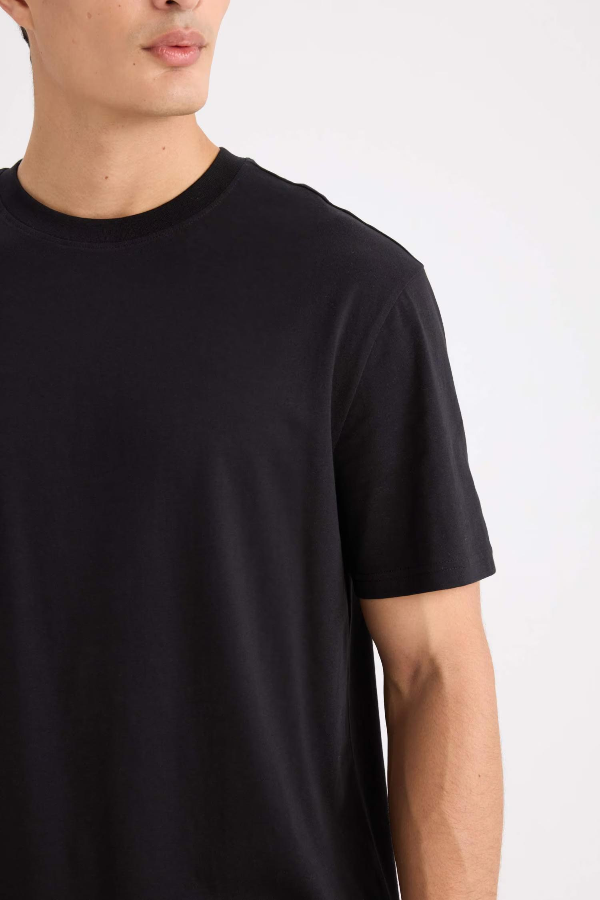 Resim Defacto Erkek  T-shirt V7699AZ/BK81