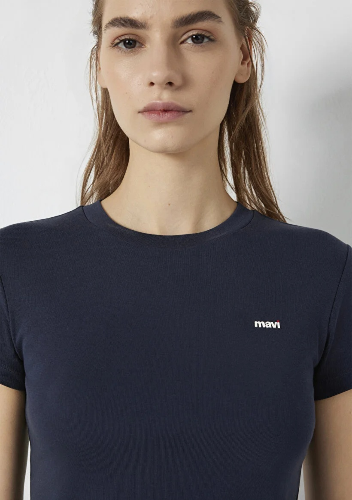 Resim Mavi Kadın T-shirt M1613848-85315