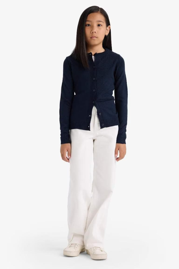 Resim Defacto Kız Çocuk  Hırka N8407A6/NV251