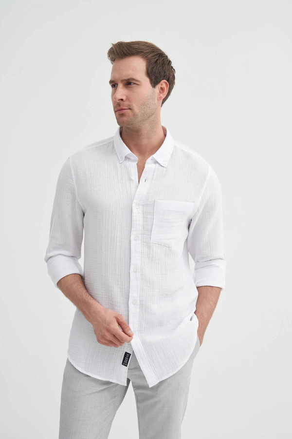 Resim Cazador Erkek Uzun Kol Gömlek 2024