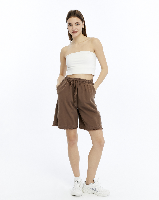 Resim Yenikoza Kadın Kot&Kanvas Şort
