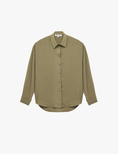 Resim Koton Kadın Uzun Kol Gömlek 6WAL60004IW