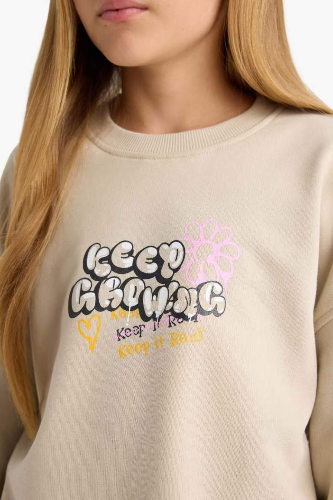 Resim Defacto Kız Çocuk  Sweat E6756A8/BG74