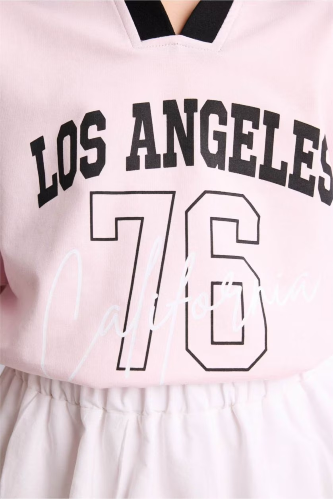 Resim Defacto Kız Çocuk T-shirt G8466A8/PN74