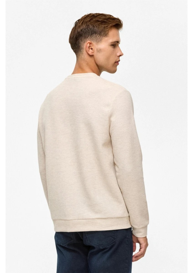 Resim SW2013700005 O Yaka Waffle Erkek Sweat