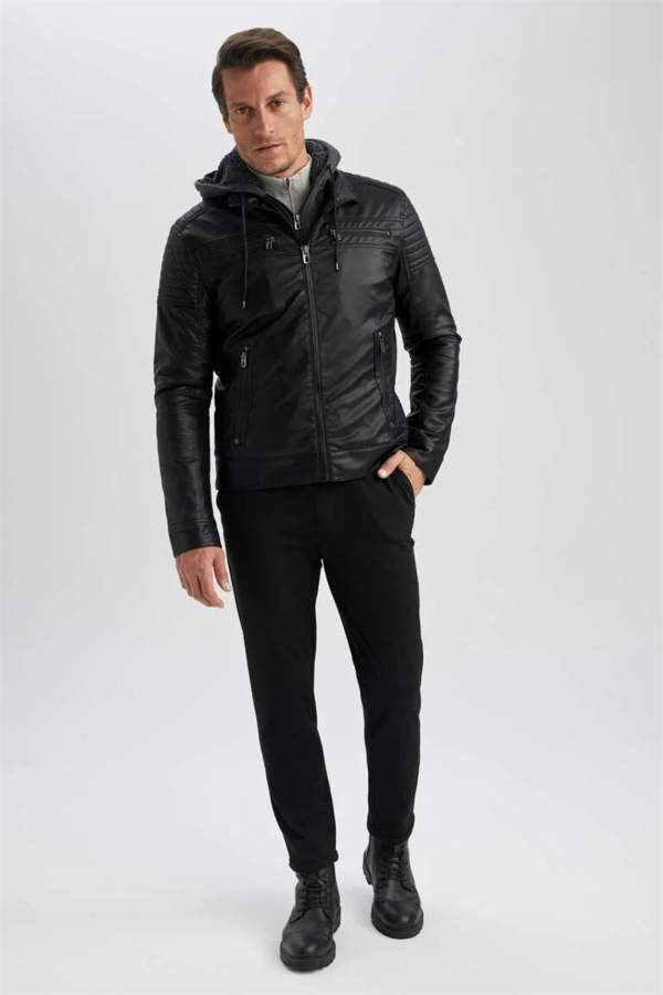 Resim Defacto Erkek  Deri Mont ve Ceket N9693AZ/BK27