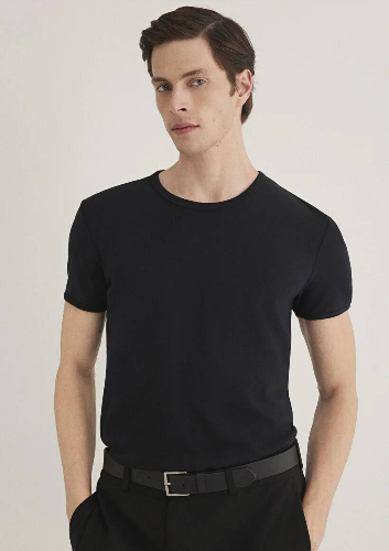 Resim Mavi  Erkek T-Shirt M063747-900