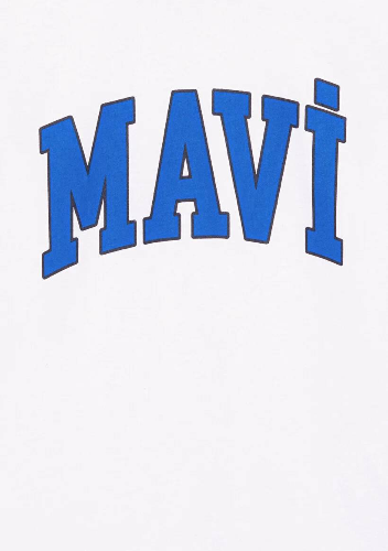 Resim Mavi Logo Erkek Çocuk T-Shirt M6610030-620