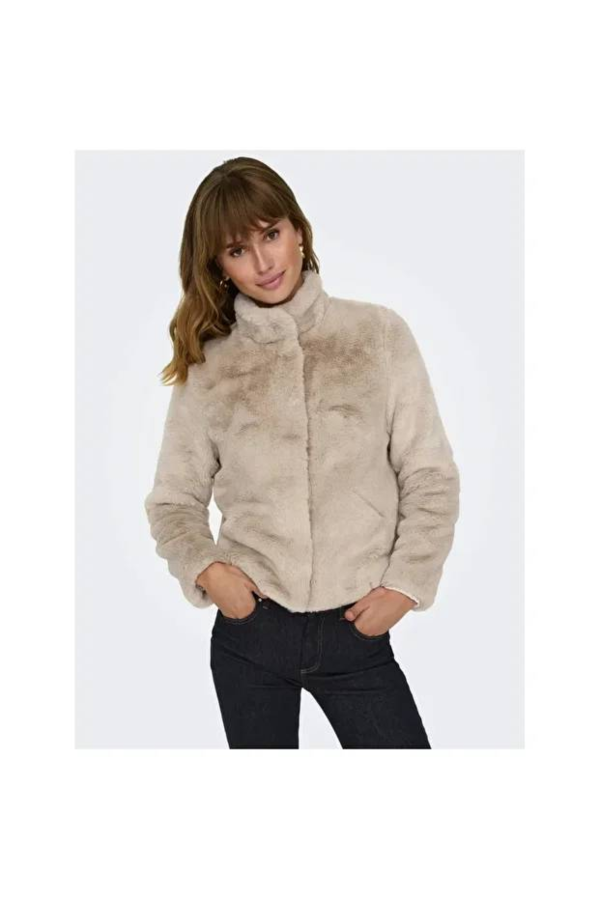 Resim Only Onlnewvida Life Faux Fur Jacket Otw Cc Kadın Mont 15295423