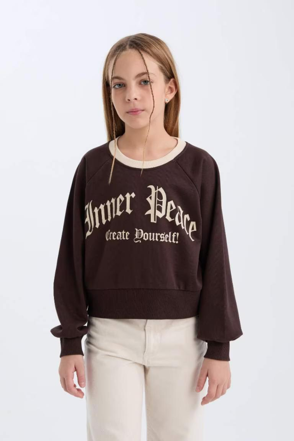 Resim Defacto Kız Çocuk  Sweat D7042A8/BN116