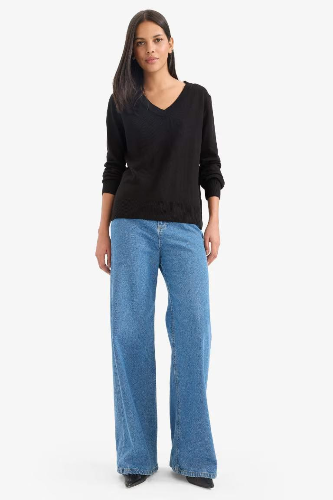 Resim Defacto Kadın  Kazak C4024AX/BK27