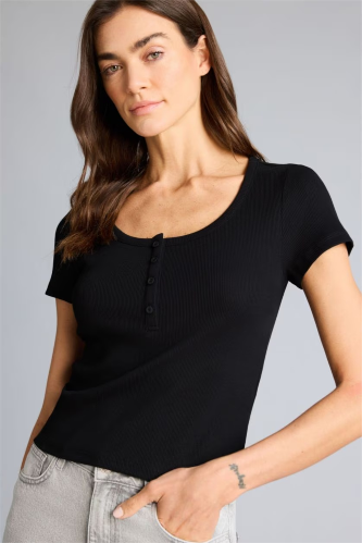 Resim Defacto Kadın T-shirt H2034AX/BK81