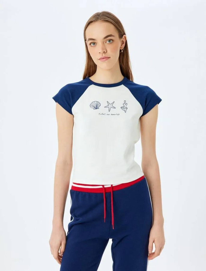 Resim Koton Kadın T-shirt 5SAL10174IK