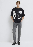 Resim Mavi Erkek T-shirt M0613195-900