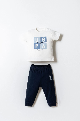 Resim U.S. Polo Assn Bebek Erkek Bebek Sweat Takım Usb2903