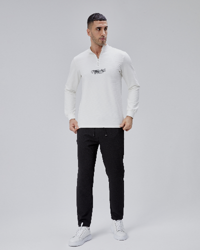 Resim Paul&More Erkek Sweat Originals Yarım Fermuarlı