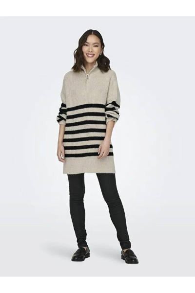 Resim Only Onlchick Stitch Ls Highneck Knt Noos Kadın Kazak 15329963