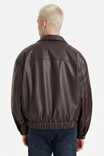 Resim Defacto Erkek Deri Mont G0193AX/BN339