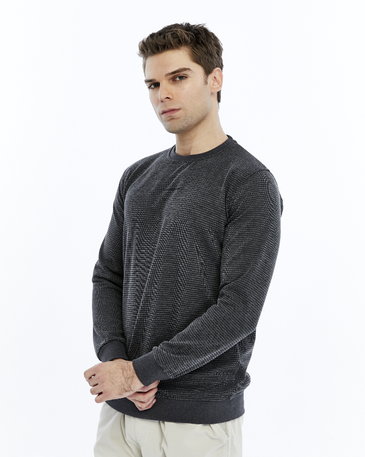 Resim Paul&More Erkek Sweat Essentıals Baskı Ottoban