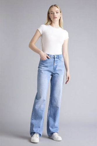 Resim Defacto Kadın Jean Pantolon G3542AX/NM85