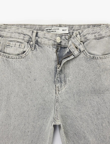 Resim Koton Kadın Jean Pantolon 6SAL40006MD