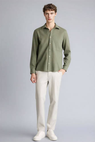 Resim Defacto Erkek Uzun Kol Gömlek G7021AX/KH403