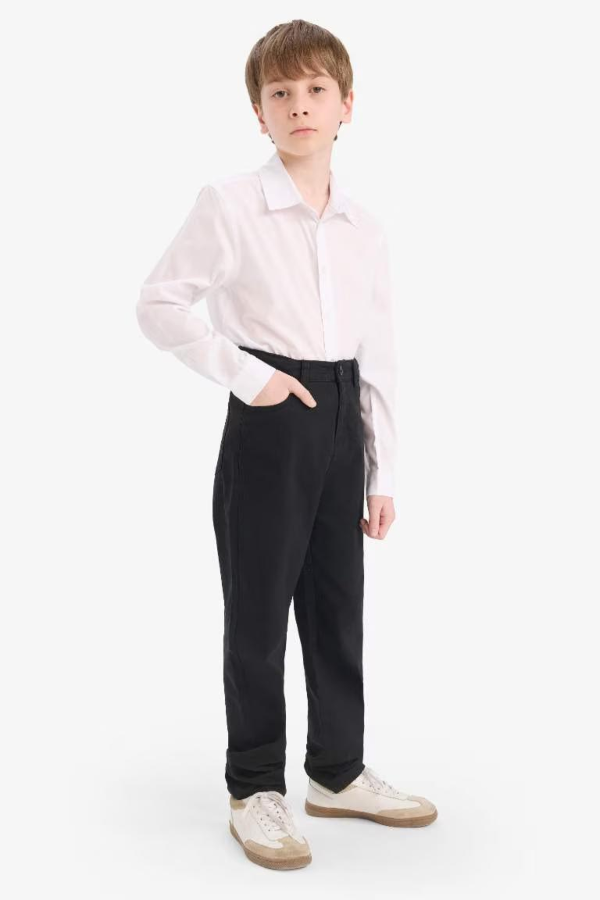 Resim Defacto Erkek Çocuk Uzun Kol Gömlek Y1302A6/WT36