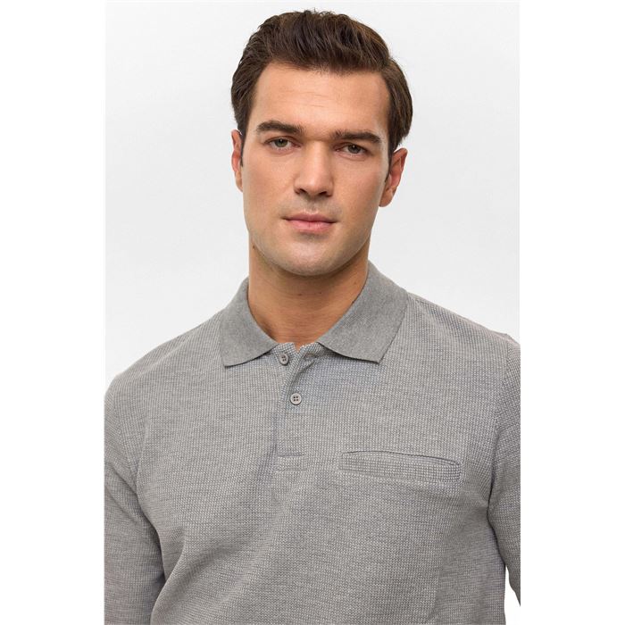 Resim SW2013700015 Polo Yaka Erkek Sweat