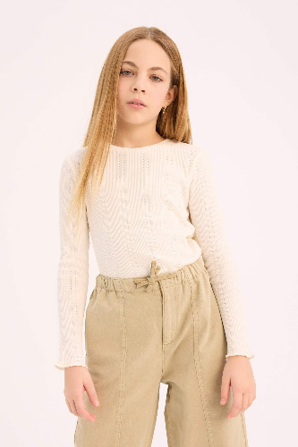 Resim Defacto Kız Çocuk Sweat D9234A8/WT16