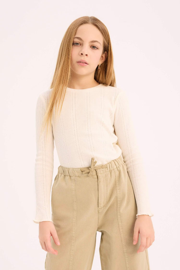 Resim Defacto Kız Çocuk Sweat D9234A8/WT16